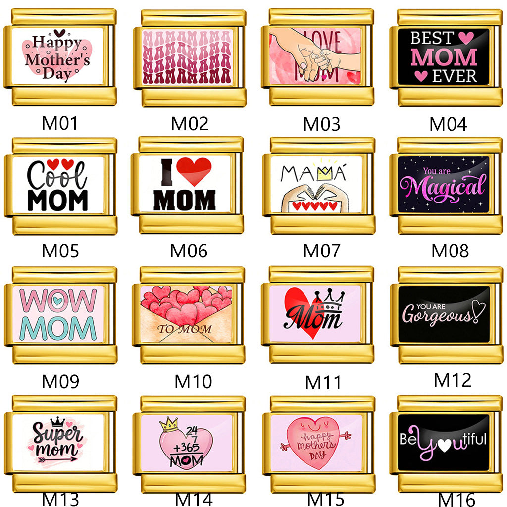 Mom-Themed Italian Modular Charms