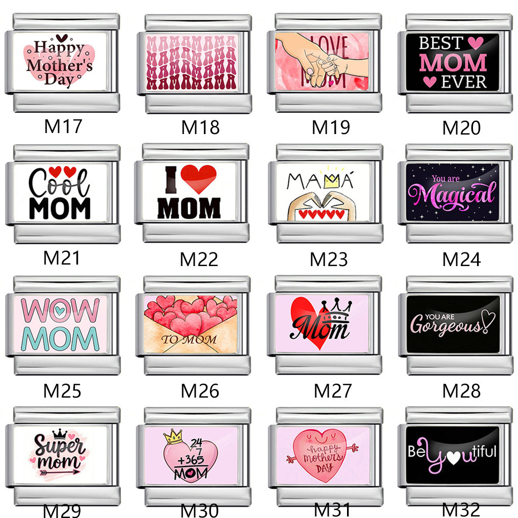 Mom-Themed Italian Modular Charms