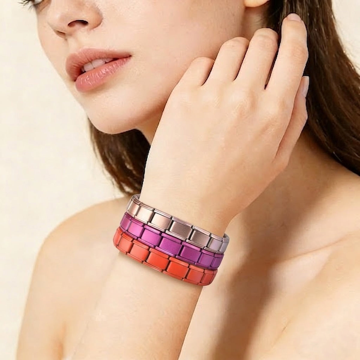 Italian Charms Bracelet, Matte Italy Charms
