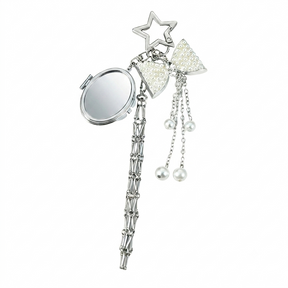 Butterfly Coquette Lipstick Holder Keychain – Custom Mirror Charm