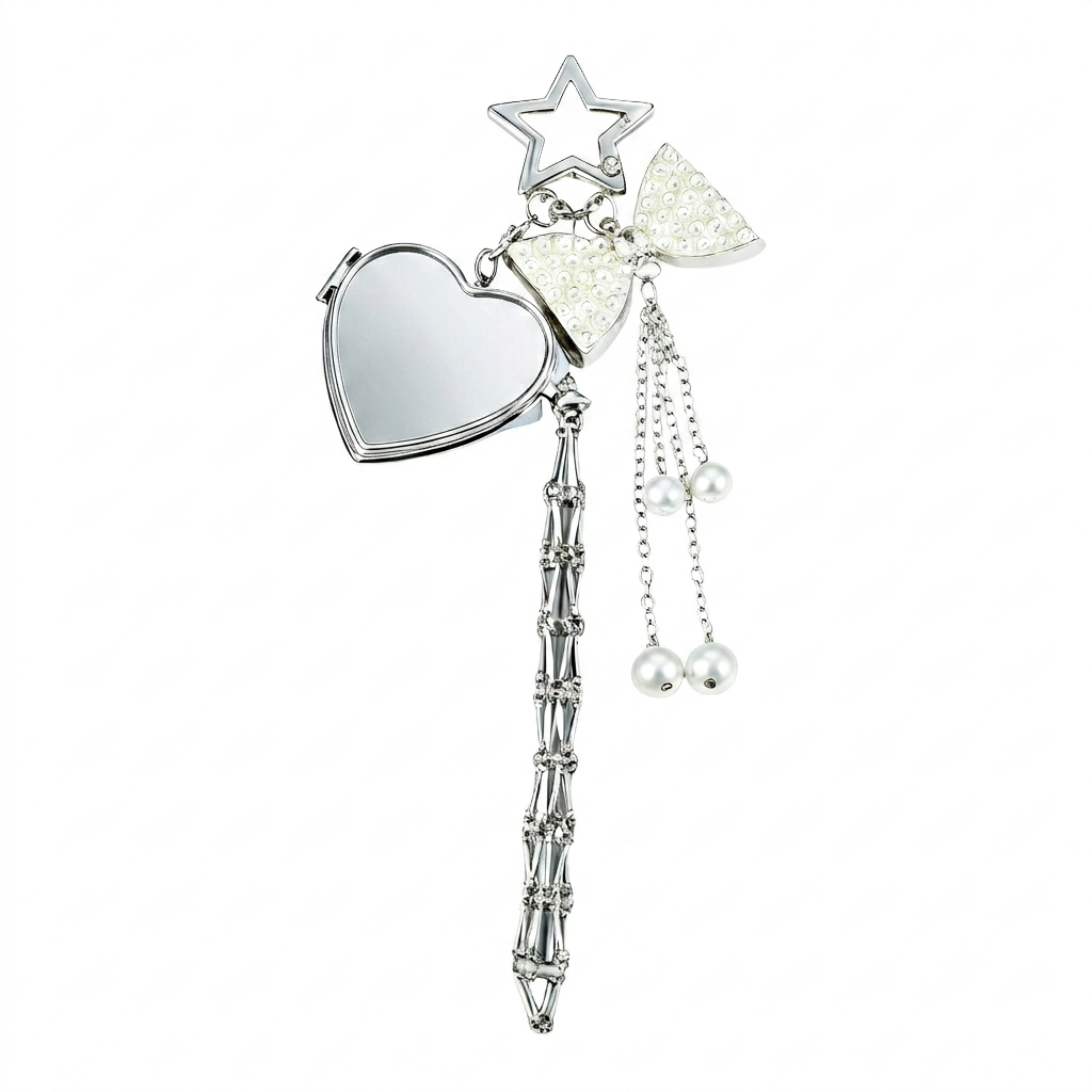Butterfly Coquette Lipstick Holder Keychain – Custom Mirror Charm