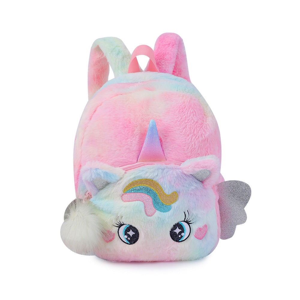 Personalized Unicorn Backpack for Girls, Custom Name Embroidered Preschool Bookbag, Cute Kids School Backpack, Gift for Toddler Little Girls