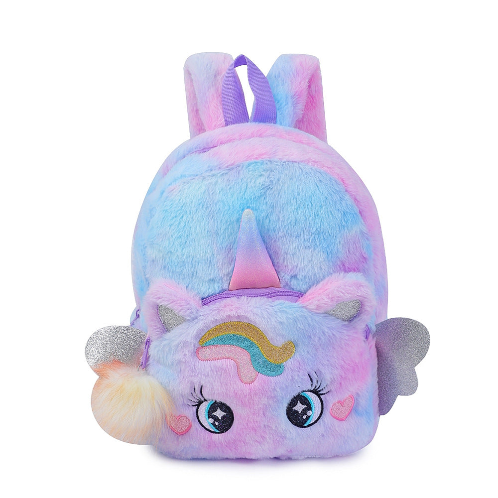 Personalized Unicorn Backpack for Girls, Custom Name Embroidered Preschool Bookbag, Cute Kids School Backpack, Gift for Toddler Little Girls