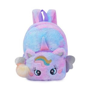 Personalized Unicorn Backpack for Girls, Custom Name Embroidered Preschool Bookbag, Cute Kids School Backpack, Gift for Toddler Little Girls