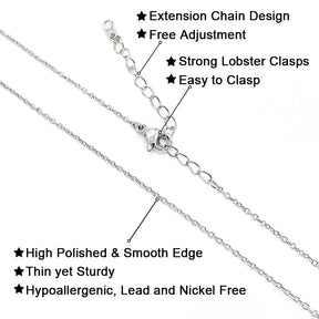 CZ Classic Pendant Necklace, Stud Earrings Jewelry Set For Women Bride Bridesmaids Bridal Wedding Party