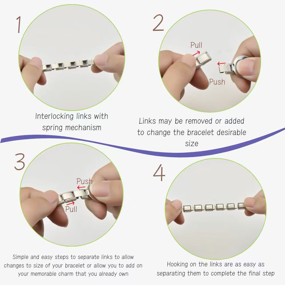 Birthstone Italian Charms