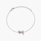 S925 Pure Silver Bow Bracelet