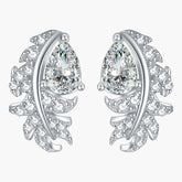 S925 Pure Silver Fashion Water Drop Tassel Earrings