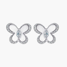 S925 Pure Silver Simple Bow Stud Earrings
