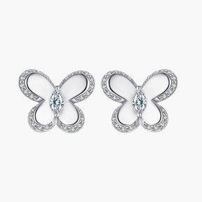 S925 Pure Silver Simple Bow Stud Earrings