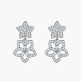925 Pure Silver Tassel Stud Earrings