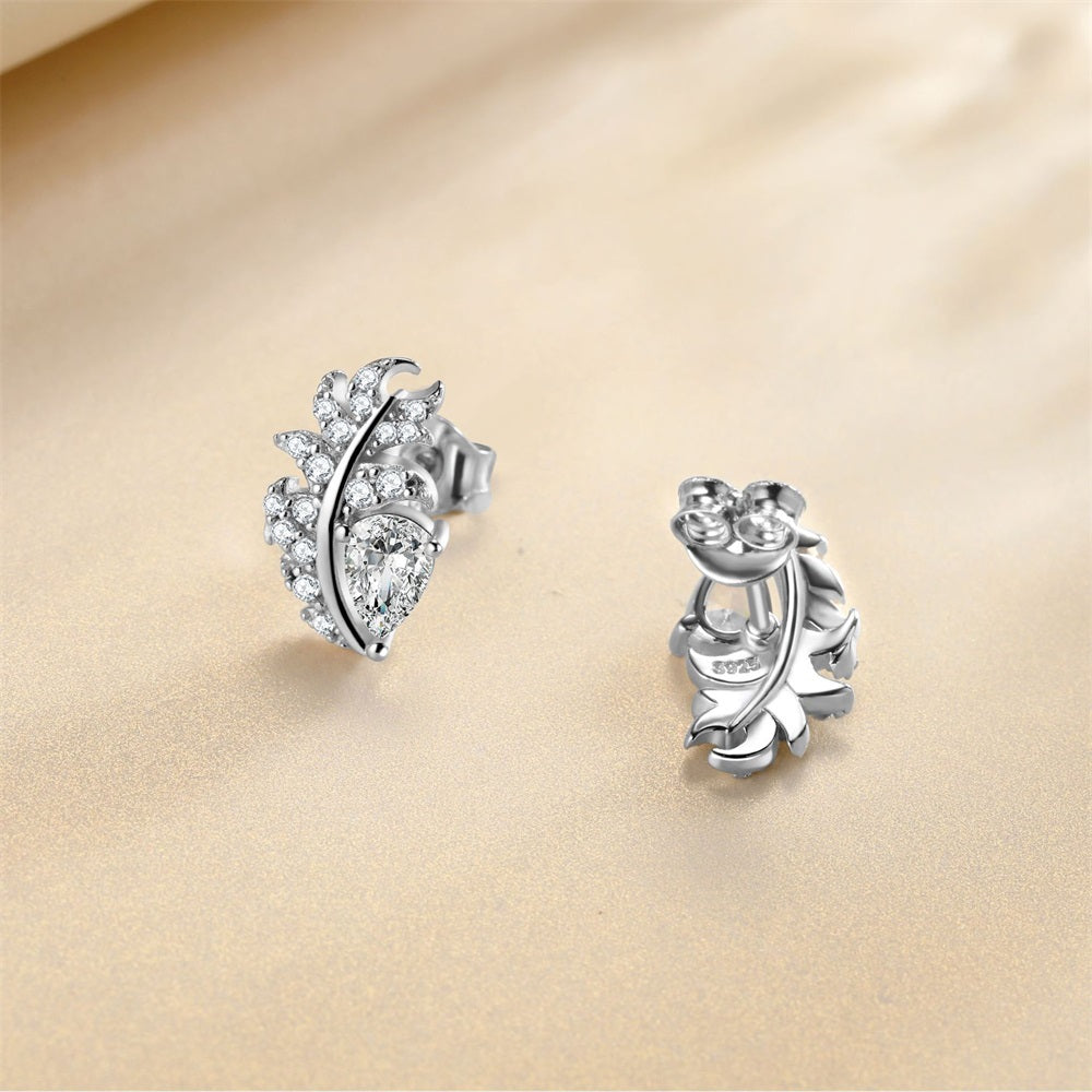 S925 Pure Silver Fashion Water Drop Tassel Earrings