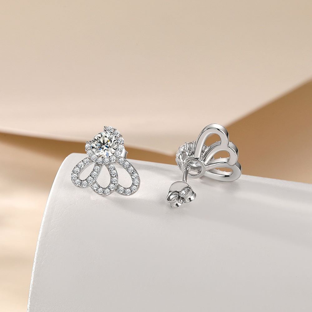 925 Pure Silver Fashion Cubic Zirconia Earrings