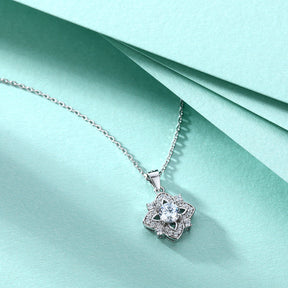 S925 Pure Silver Fashion Oval Egg-shaped Pendant Clavicle Necklace
