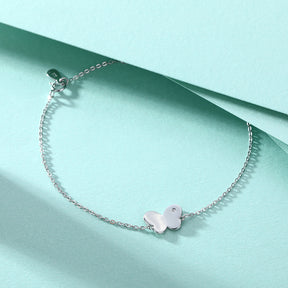 S925 Pure Silver Fashion Butterfly Chain Bracelet