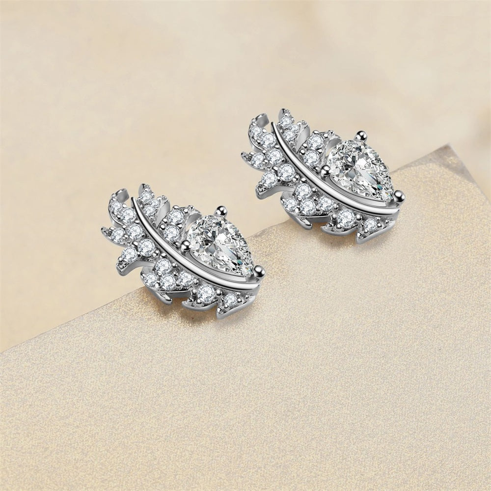 S925 Pure Silver Fashion Water Drop Tassel Earrings