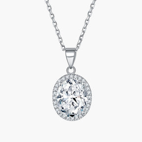 S925 Sterling Silver Full Diamond Ring Necklace Earrings High-End Jewelry Set Three-Piece Set