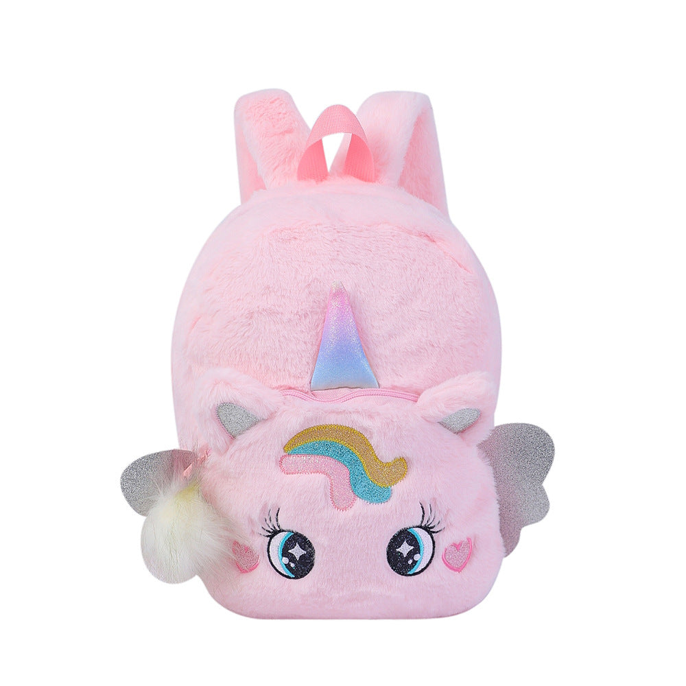 Personalized Unicorn Backpack for Girls, Custom Name Embroidered Preschool Bookbag, Cute Kids School Backpack, Gift for Toddler Little Girls