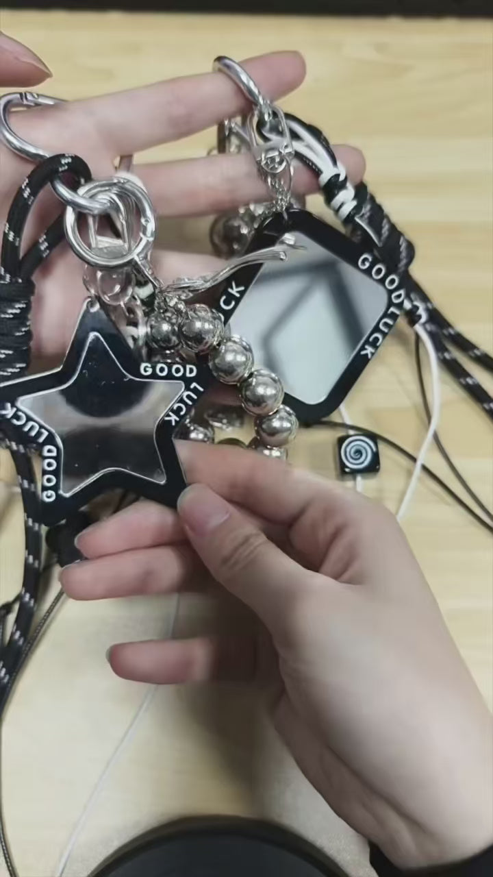 Celestial Charm Keychain | Y2K Grunge Aesthetic Accessory