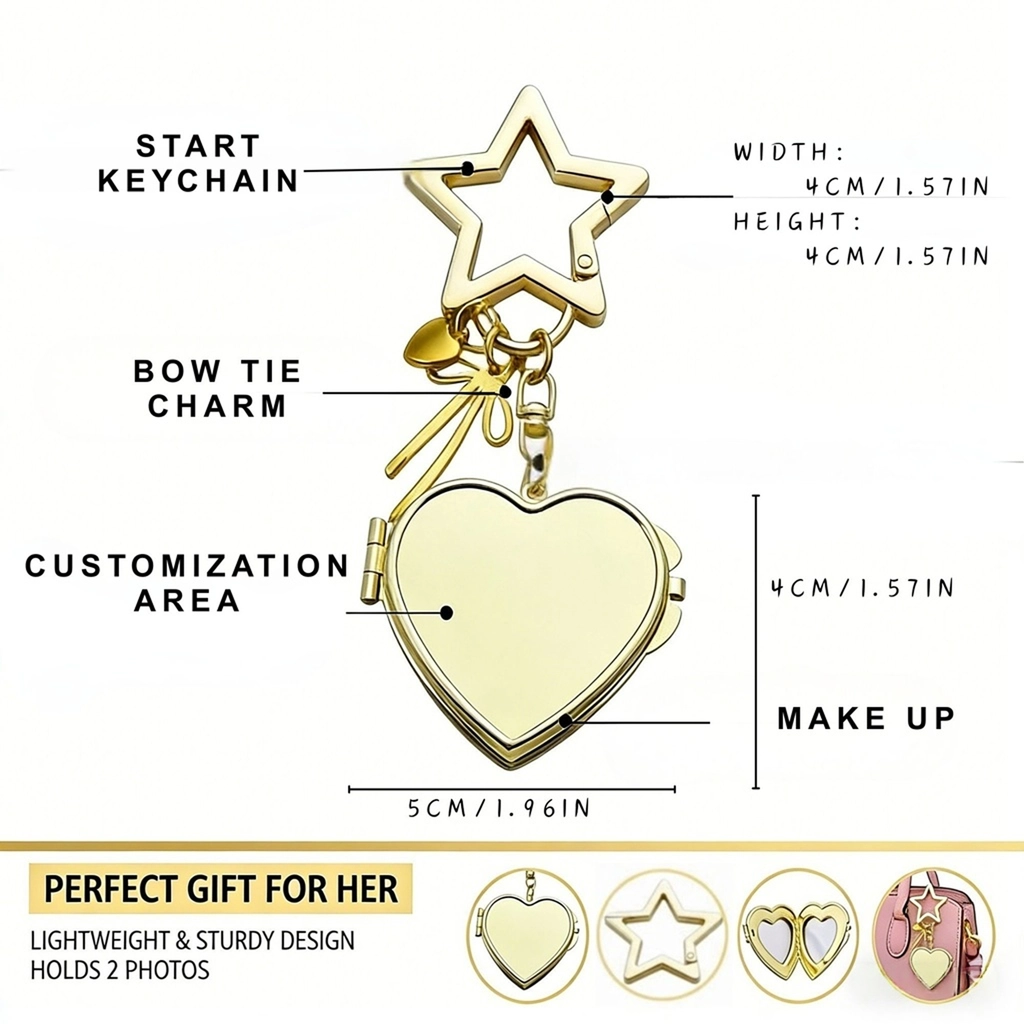 Dreamy gold star and bow charm on a quilted purse, surrounded by pearls and sparkles. Fairycore aesthetic accessory.