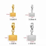 Custom Photo Charm Gold Plated, Personalized Picture Keychain with Lobster Clasp