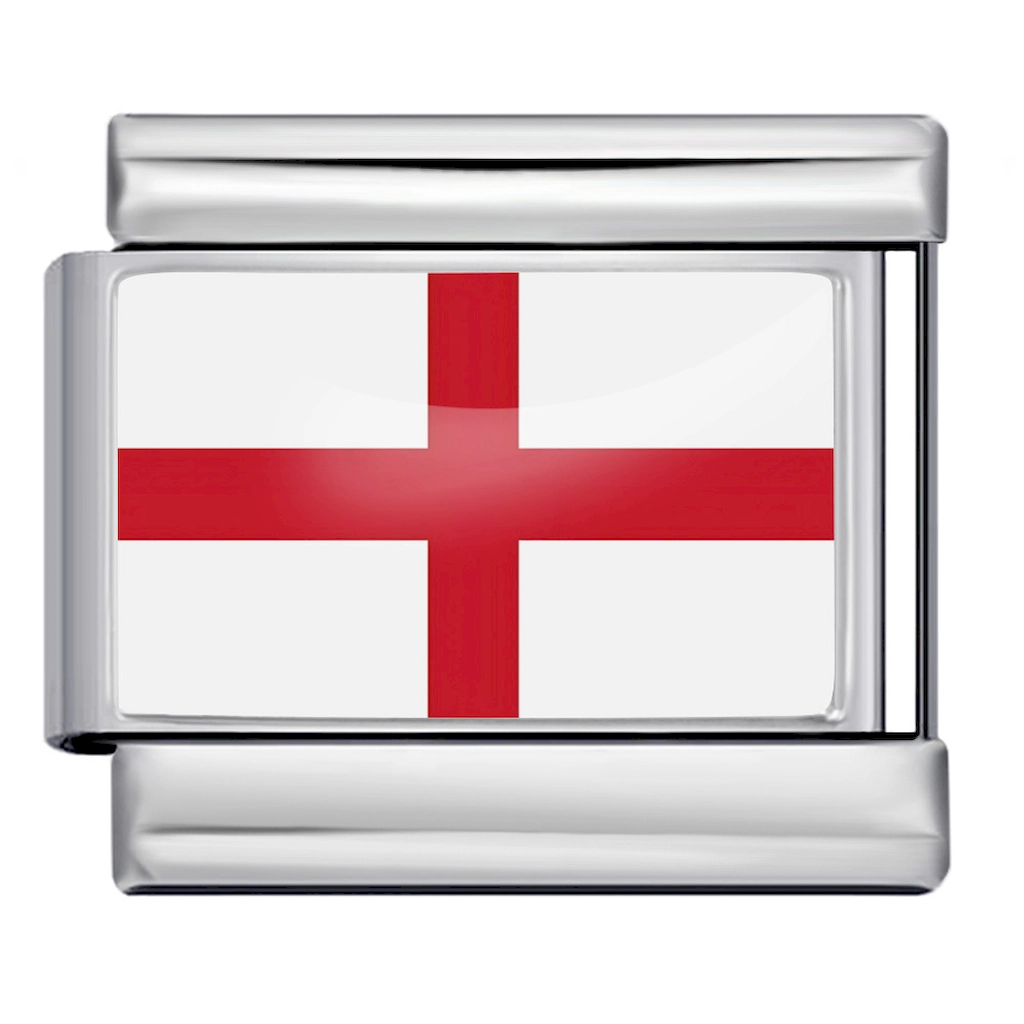 England St. George's Cross Italian Charm Module